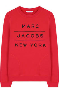 Хлопковый свитшот с надписью Marc Jacobs