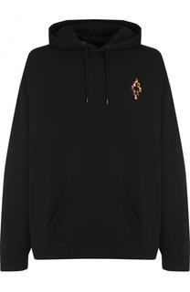 Хлопковое худи с принтом Marcelo Burlon