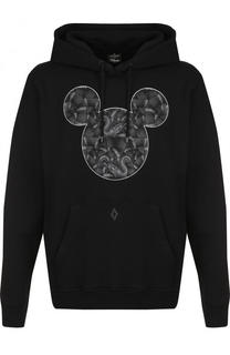 Хлопковое худи с принтом Marcelo Burlon