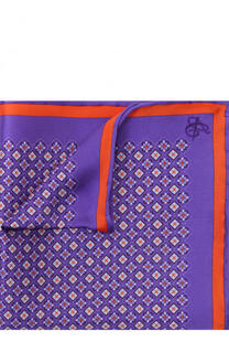 Шелковый платок с узором Canali