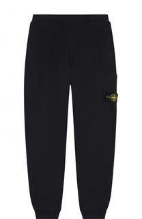 Хлопковые джоггеры с нашивкой Stone Island