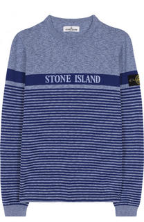 Пуловер джерси в полоску Stone Island