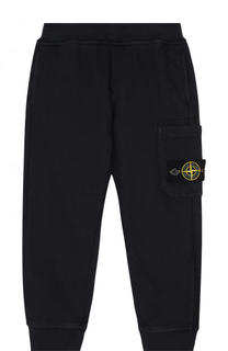 Хлопковые джоггеры с нашивкой Stone Island