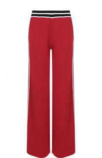 Расклешенные брюки из вискозы с лампасами MRZ