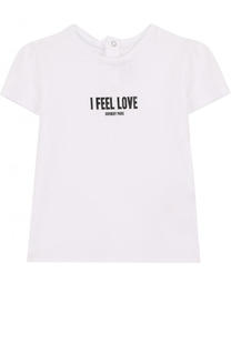 Хлопковая футболка с надписью Givenchy