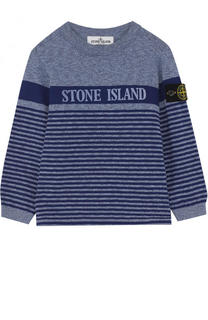 Пуловер джерси в полоску Stone Island