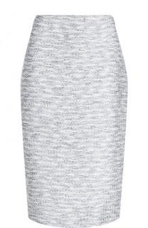 Буклированная юбка-миди с разрезом St. John