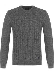 Джемпер из шерсти фактурной вязки Bogner