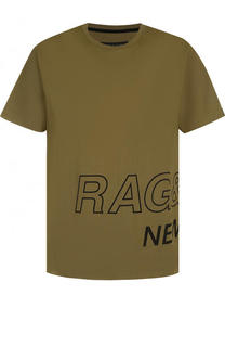 Хлопковая футболка с принтом Rag&amp;Bone