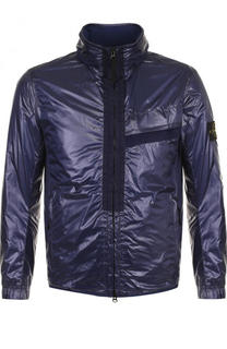 Ветровка на молнии с воротником-стойкой Stone Island