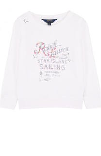 Свитшот джерси с принтом Polo Ralph Lauren