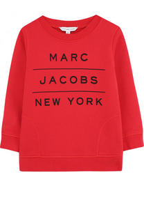 Хлопковый свитшот с надписью Marc Jacobs