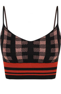 Вязаный кроп-топ с V-образным вырезом Dries Van Noten