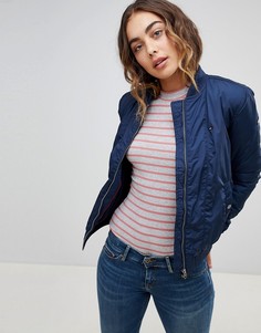 Дутый бомбер Tommy Hilfiger Denim - Темно-синий