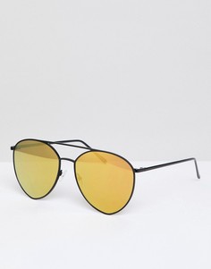 Солнцезащитные очки-авиаторы Quay Australia Indio - Черный