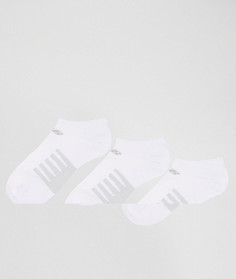 3 пары носков‑подследников New Balance - Белый
