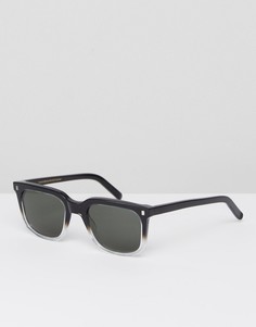 Солнцезащитные очки в круглой оправе Monokel - Черный
