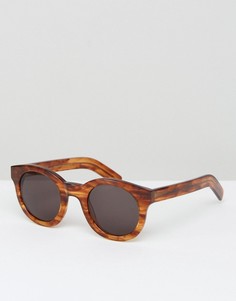 Круглые солнцезащитные очки Monokel Eyewear Shiro - Коричневый
