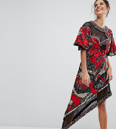 Платье с асимметричным подолом A Star Is Born - Мульти