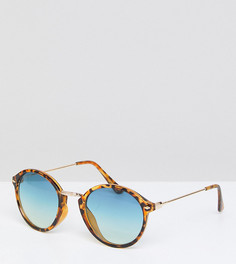 Круглые солнцезащитные очки с синими стеклами South Beach - Мульти