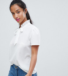 Блузка с завязкой Fashion Union Petite - Белый