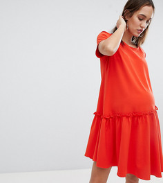 Свободное платье с асимметричным подолом Glamorous - Оранжевый