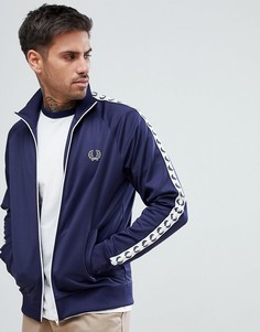 Темно-синяя спортивная куртка с отделкой кантом Fred Perry Sports Authentic - Темно-синий