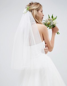 Гребень для волос с вуалеткой ASOS DESIGN Bridal - Белый