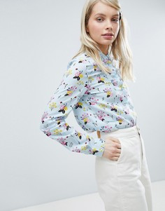 Рубашка скинни Monki - Мульти