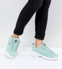 Кроссовки мятного цвета Fila Premium Disruptor - Зеленый