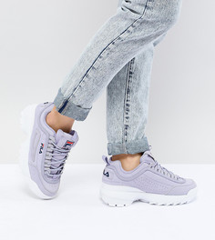 Сиреневые кроссовки Fila Premium Disruptor - Фиолетовый