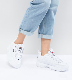 Белые кроссовки Fila Premium Disruptor - Белый