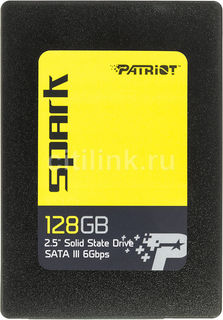 SSD накопитель PATRIOT SPARK PSK128GS25SSDR 128Гб, 2.5&quot;, SATA III Патриот
