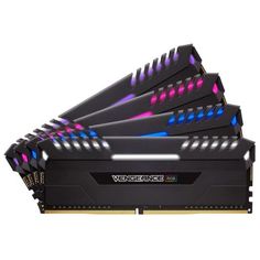 Модуль памяти CORSAIR Vengeance RGB CMR32GX4M4C3000C16 DDR4 - 4x 8Гб 3000, DIMM, Ret