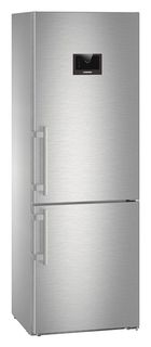 Холодильник LIEBHERR CBNPes 5758, двухкамерный, нержавеющая сталь