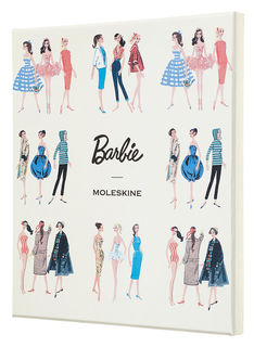 Блокнот Moleskine Limited Edition BARBIE 130х210мм обложка текстиль 240стр. линейка коллекционный [lebrqp060clt]