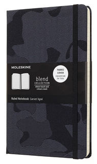 Блокнот Moleskine Limited Edition BLEND LGH Large 130х210мм обложка текстиль 240стр. линейка Camoufl [lcbd03qp060camoa]