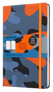 Блокнот Moleskine Limited Edition BLEND LGH Large 130х210мм обложка текстиль 240стр. линейка Camoufl [lcbd03qp060camoc1]