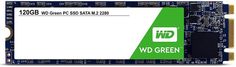 SSD накопитель WD WD Green WDS120G2G0B 120Гб, M.2 2280, SATA III, NVMe