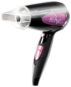 Фен REDMOND RF-510, 1600Вт, черный