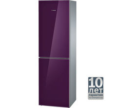 Холодильник BOSCH KGN39LA10R, двухкамерный, фиолетовый
