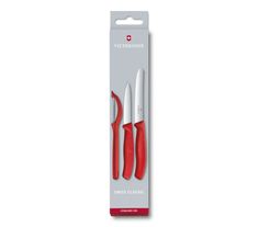 Набор ножей Victorinox Swiss Classic (6.7111.31) стальной для овощей красный карт.коробка