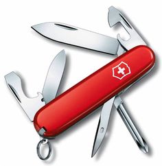 Складной нож VICTORINOX Tinker Small, 12 функций, 84мм, красный [0.4603]