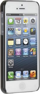 Клип-кейс iCover для Apple iPhone SE/5/5S (глянцевый черный)