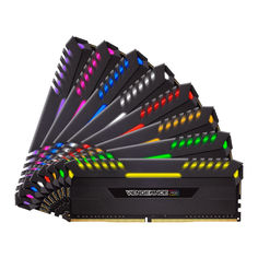 Модуль памяти Corsair Vengeance RGB DDR4 DIMM 3800MHz PC4-30400 C19 - 64Gb KIT (8x8Gb) CMR64GX4M8X3800C19