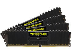 Модуль памяти Corsair Vengeance LPX DDR4 DIMM 3000MHz PC4-24000 CL16 - 32Gb KIT (4x8Gb) CMK32GX4M4C3000C16