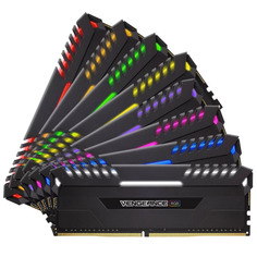 Модуль памяти Corsair Vengeance RGB DDR4 DIMM 2933MHz PC4-23400 CL16 - 128Gb KIT (8x16Gb) CMR128GX4M8Z2933C16