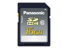 Карта памяти 16Gb - Panasonic High Capacity Class 10 - Secure Digital RP-SDRB16GAK