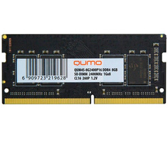 Модуль памяти Qumo DDR4 SO-DIMM 2400MHz PC4-19200 - 8Gb QUM4S-8G2400P16