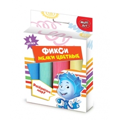 Набор Multiart Фиксики Мелки 4 цвета 40104-FIX 239224